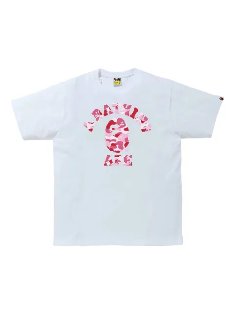 A BATHING APE® ABC Camo College T-shirt White 912750