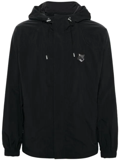 Maison Kitsuné Chillax Fox hooded windbreaker Black MM02228WQ0072