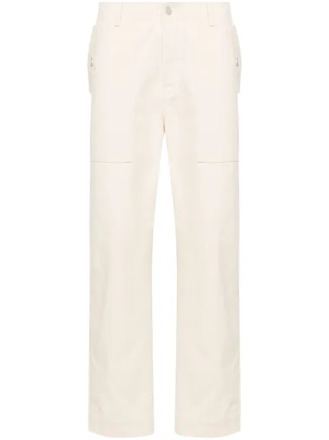 Maison Kitsuné mid-rise straight-leg jeans Neutrals MM01110WW5007
