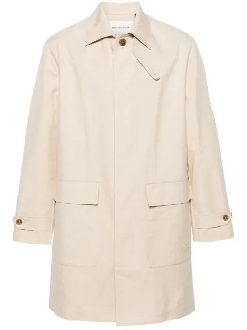 Maison Kitsuné Macintosh cotton parka coat Neutrals MM02205WM0024