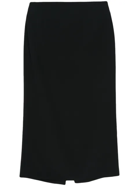 Gabriela Hearst Manuela crepe midi skirt Black 3243708