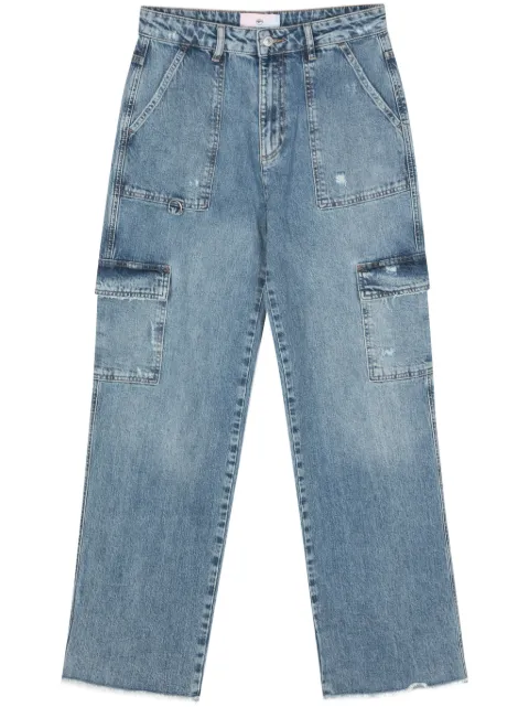 Chiara Ferragni logo-embroidered straight jeans Blue 76CBA151CDWR1