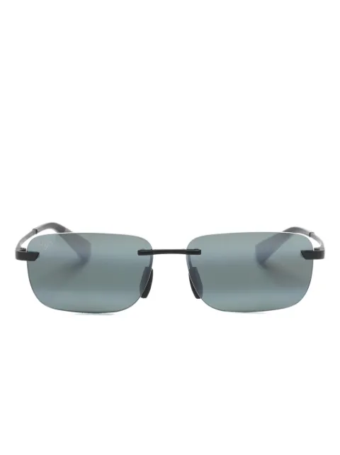 Maui Jim Lanakila rectangle-frame sunglasses Black LANAKILA62402