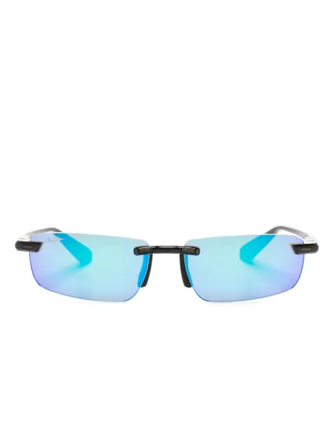 Maui Jim PolarizedPlus2® rectangle-frame sunglasses Black ILIKOUB63002