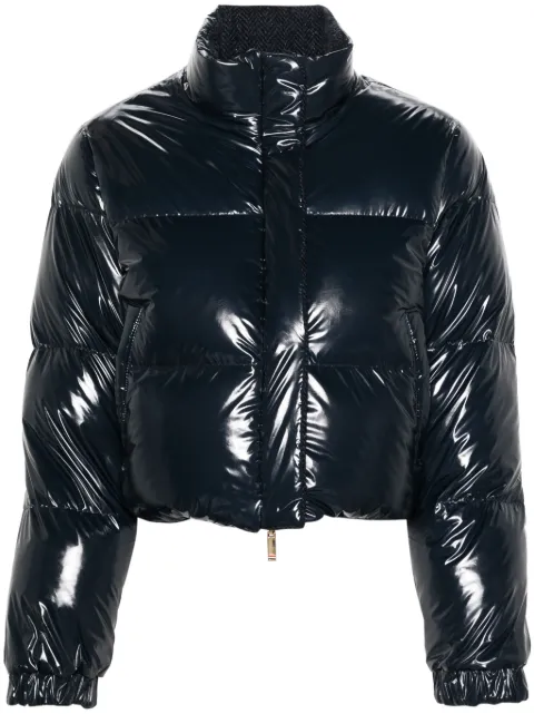 Thom Browne herringbone reversible down jacket Blue FBD061X02508