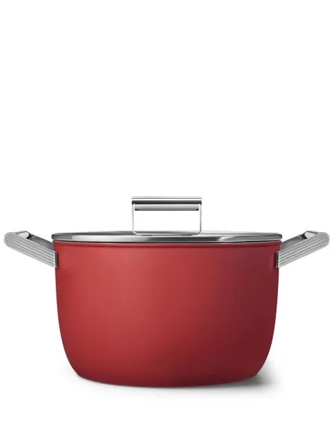 Smeg Casserole pan with lid (26cm) Red CKFC2611RDM
