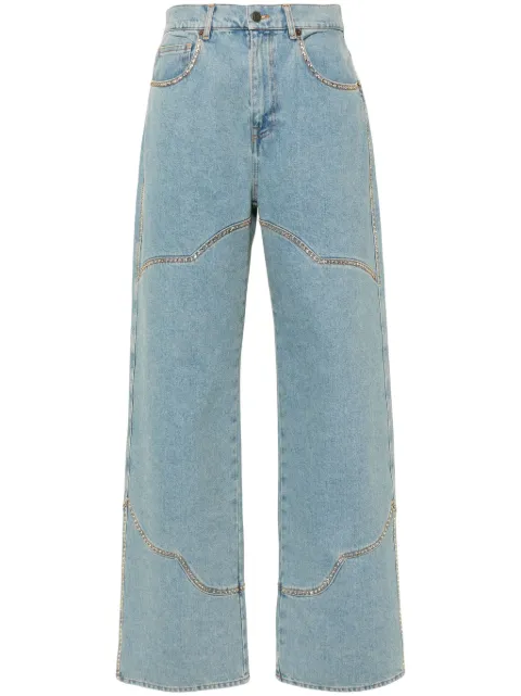 Giuseppe Di Morabito high-rise straight-leg jeans Blue 02PSDN027W4BC02286