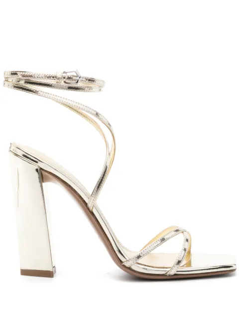 Paris Texas Diana 105mm wraparound sandals Gold PX1165XNPMR