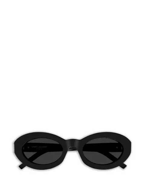 Saint Laurent Eyewear oval-frame sunglasses Black SLM136