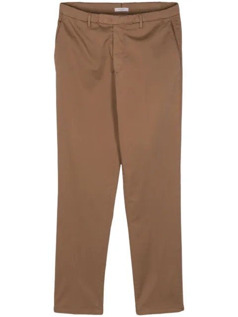 Boglioli pressed-crease straight-leg trousers Brown SB34370331