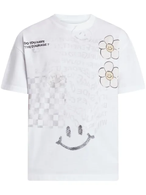 MOUTY graphic-print cotton T-shirt White TSH02SS24