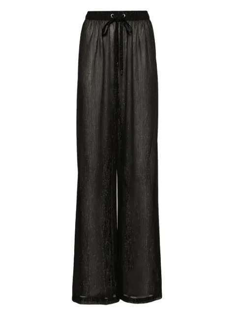 PARAMIDONNA Aurora lurex trousers Black SS21BWBL2