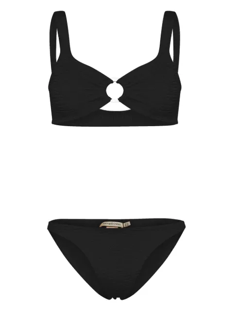 PARAMIDONNA Irina crinkled bikini Black SS22TPBL