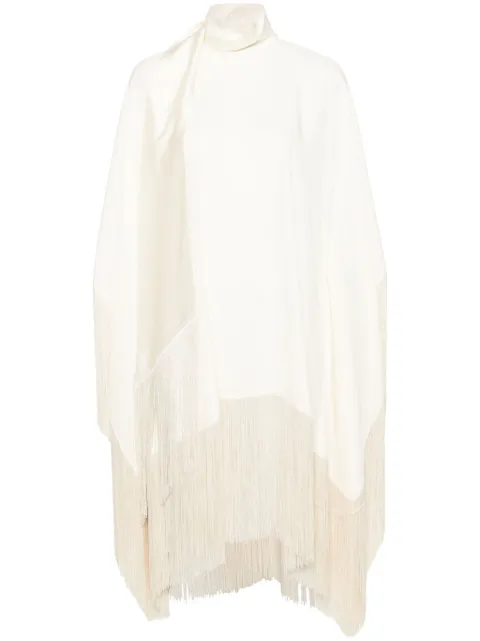 Taller Marmo Mr Ross fringed dress Neutrals TMCORE04101