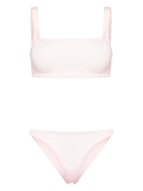 PARAMIDONNA Emily smock-design bikini set Pink SS23EPK