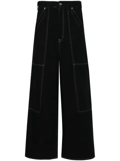MM6 Maison Margiela wide-leg jeans Black S62LB0161M30002