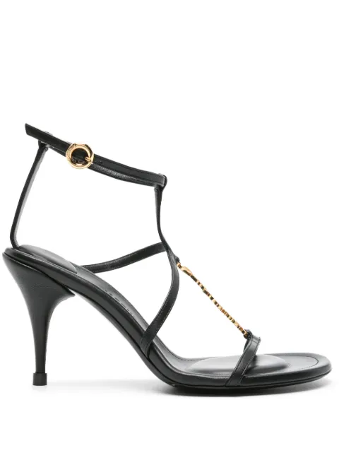 Jacquemus Les Sandales Pralu 80mm sandals Black 241FO0844303990