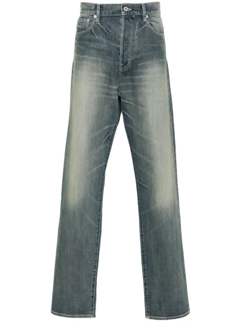 Kenzo Bara cropped jeans Blue FE55DP3316I7