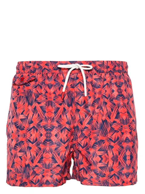 Kiton graphic-print swim shorts Pink UCOM2CK0709D