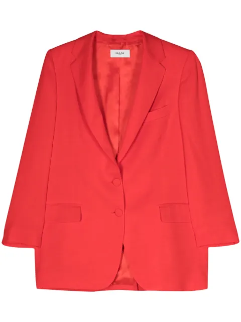 SAULINA Antonia single-breasted blazer Red ANTONIASAB180
