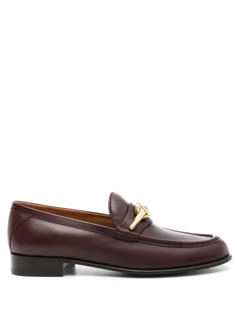 Valentino Garavani VLogo Moon leather loafers Red WS0IK0MIM