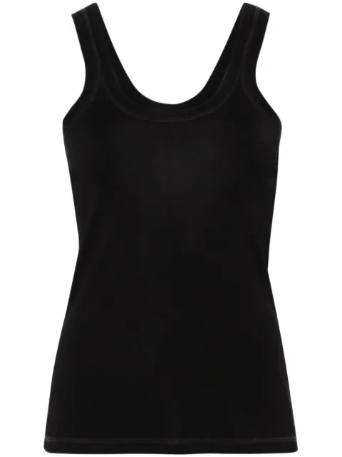 LEMAIRE fine-ribbed tank top Black TO1199LJ1016