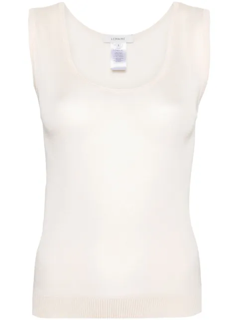 LEMAIRE seamless semi-sheer tank top Neutrals TO1159LK1017