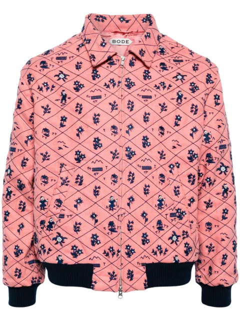BODE Monte Rosa bomber jacket Pink MRF23OW018