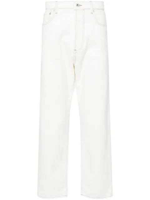 Kenzo Asagao cropped straight-leg jeans Neutrals FE55DPP336W4