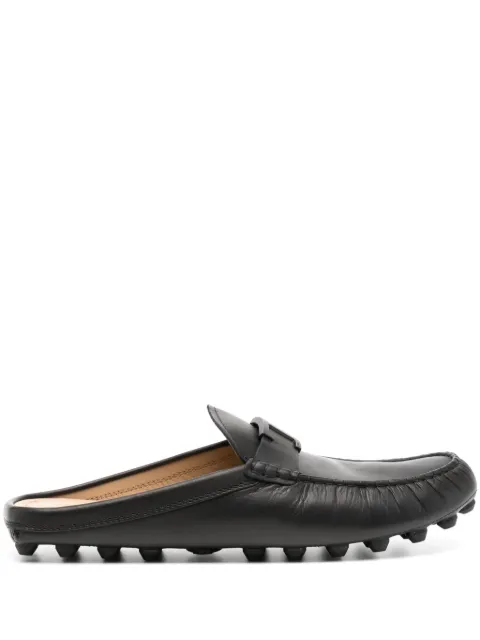 Tod's T Timeless Gommino Bubble leather mules Black XXM52K0HC20N6M