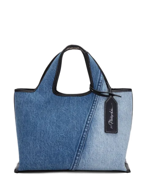 3.1 Phillip Lim mini denim tote bag Blue AS24B957DENIN401