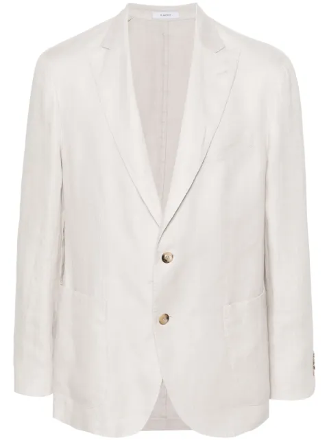 Boglioli K interlock-twill suit jacket Neutrals SB41140810
