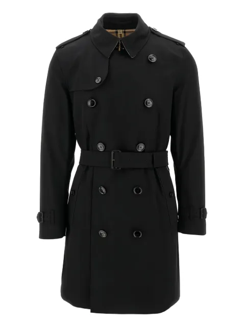Burberry Kensington Heritage double-breasted trench coat Black 8079386