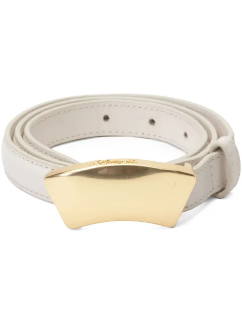 3.1 Phillip Lim ID leather belt White AS24P037SHXAN110