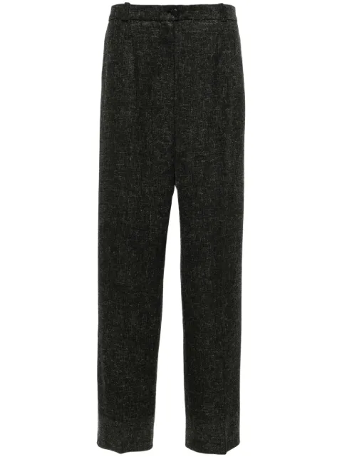 CHANEL Pre-Owned 2002 wool-blend wide-leg trousers Grey CHA750STB
