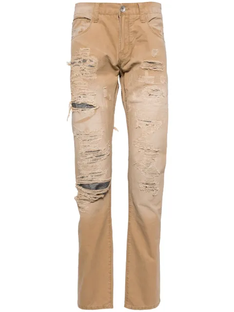 Private Stock The Louis cotton straight trousers Neutrals PS02ACBW06C