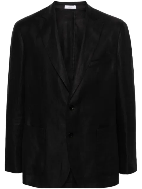 Boglioli interlock-twill suit jacket Blue SB41140780