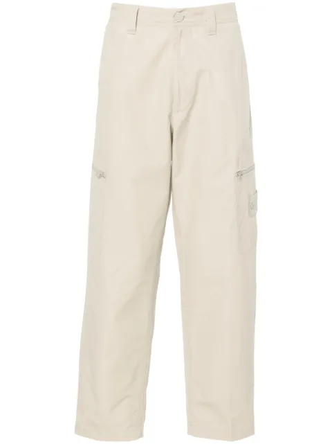 Stone Island Compass-badge wide-leg trousers Neutrals 8015319F1
