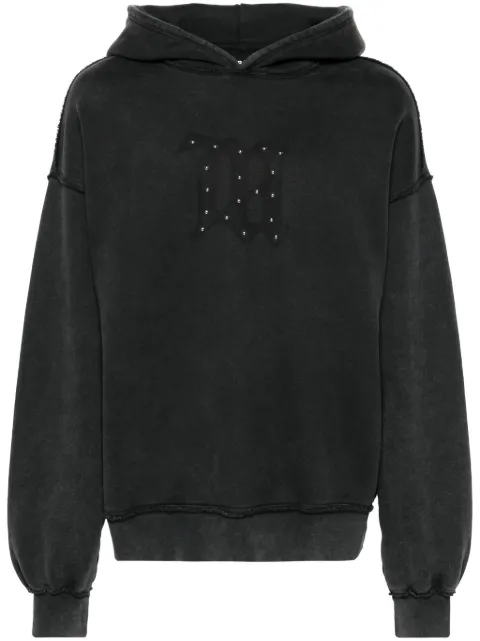 MISBHV logo-print cotton hoodie Black 240M226F
