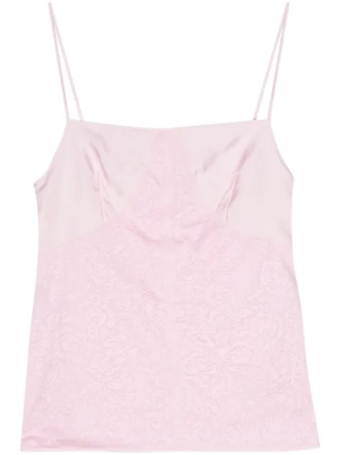 Jil Sander floral-lace camisole Pink J02NC0203JTN333