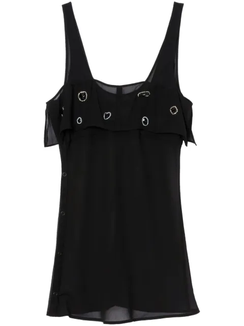3.1 Phillip Lim gemstone-embellished silk tank top Black S24220349CBEBA001
