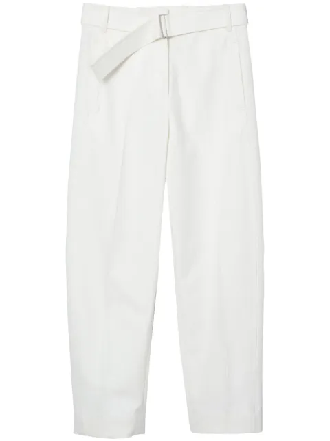 3.1 Phillip Lim belted tapered trousers White S24150168UCCWH100