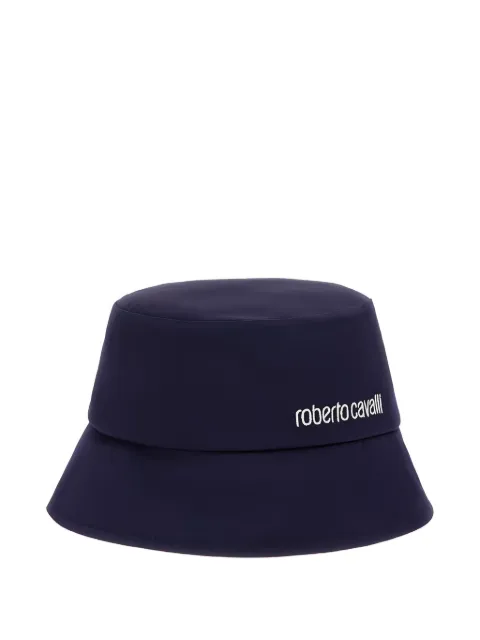 Roberto Cavalli embroidered-logo bucket hat Blue SYI00M9M001