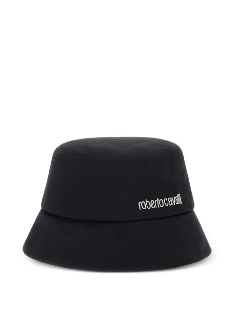 Roberto Cavalli logo-embroidered bucket hat Black SYI00M9M001