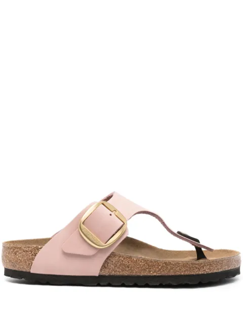 Birkenstock Gizeh nubuck-leather sandals Pink 1027095