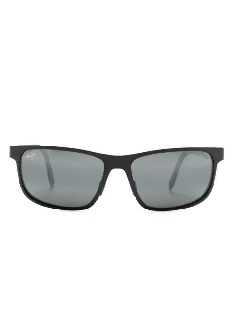 Maui Jim rectangle-frame sunglasses Black 60602