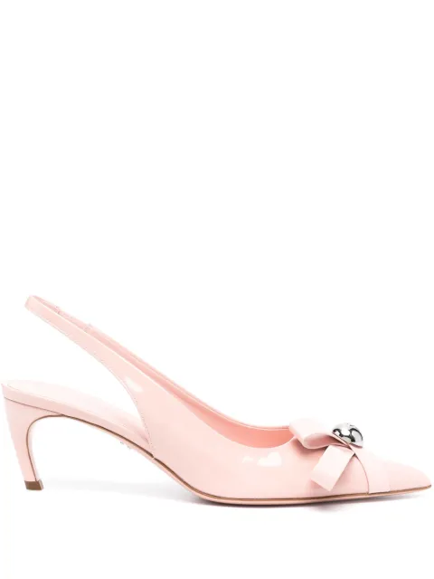Ferragamo Brilda 55mm patent leather pumps Pink 769335