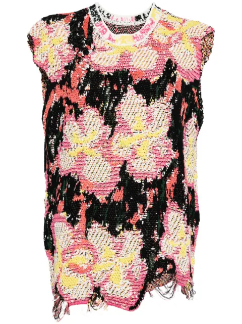 JNBY intarsia-knit top Multicolour 5O2311120