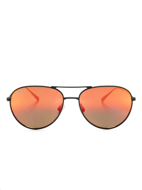 Maui Jim Walaka pilot-frame sunglasses Black RM885