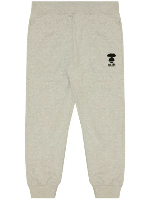 AAPE BY *A BATHING APE® logo-embroidered track pants Grey APTA691XAM